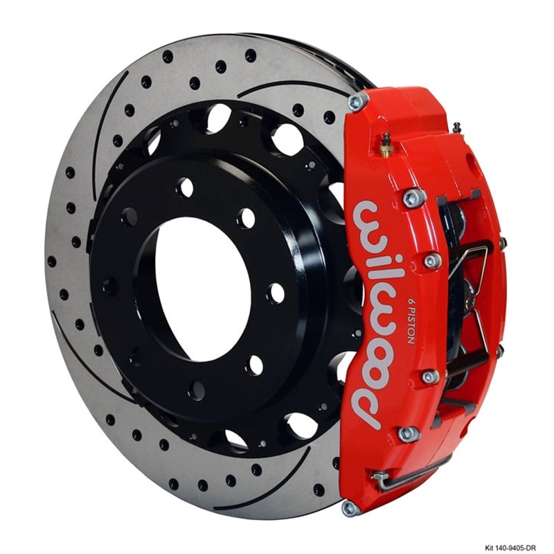 Wilwood TC6R Big Brake Rear Brake Kit 01-10 GM 2500HD
