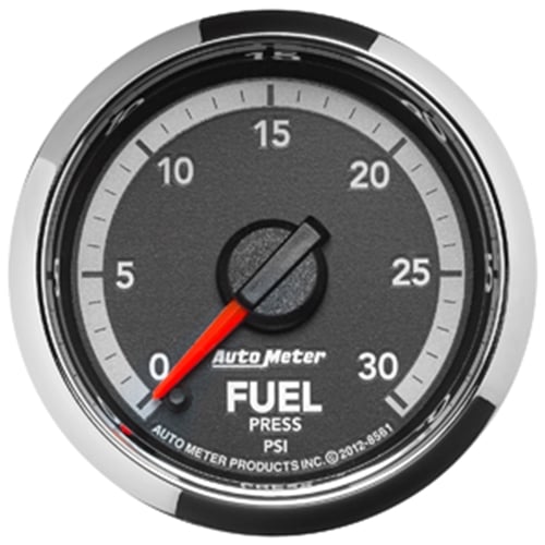Auto Meter "Factory Match" Electric Fuel Pressure Gauge (2 Pressure Range Options) 4th Gen Ram
