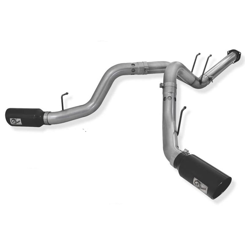 AFE Mach Force-Xp 4" Dual Side Exit Stainless Steel Exhaust System 11-14 Ford 6.7L Powerstroke