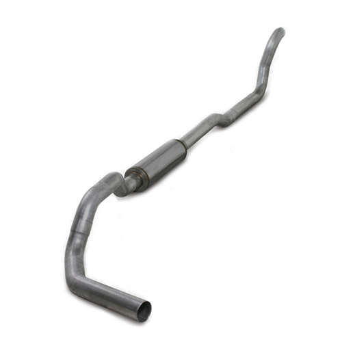 Diamond Eye 4" Aluminized HX40 Turbo Back Single 89-93 Dodge 5.9L Cummins 2WD