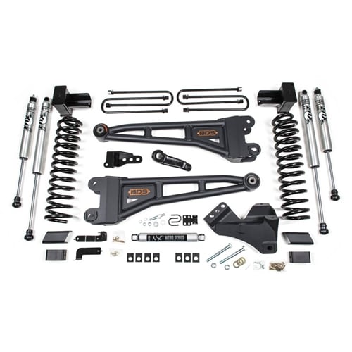 BDS Suspension 4" Lift Kit w/ Radius Arm 17-19 Ford 6.7L Powerstroke 4WD