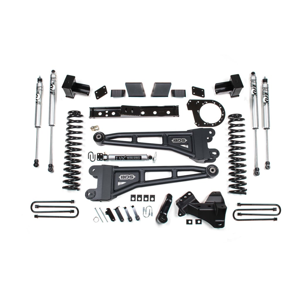 BDS Suspension 6" Radius Arm Lift Kit 17-19 Ford 6.7L Powerstroke F250 / F350