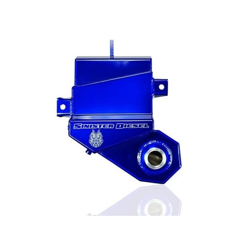 Sinister Diesel Blue Degas Bottle 03-07 6.0L Ford Powerstroke