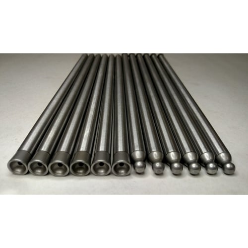 Manton 3/8" Diameter Solid Tool Steel Pushrods (Set of 12) 98.5-18 Dodge 5.9L / 6.7L Cummins