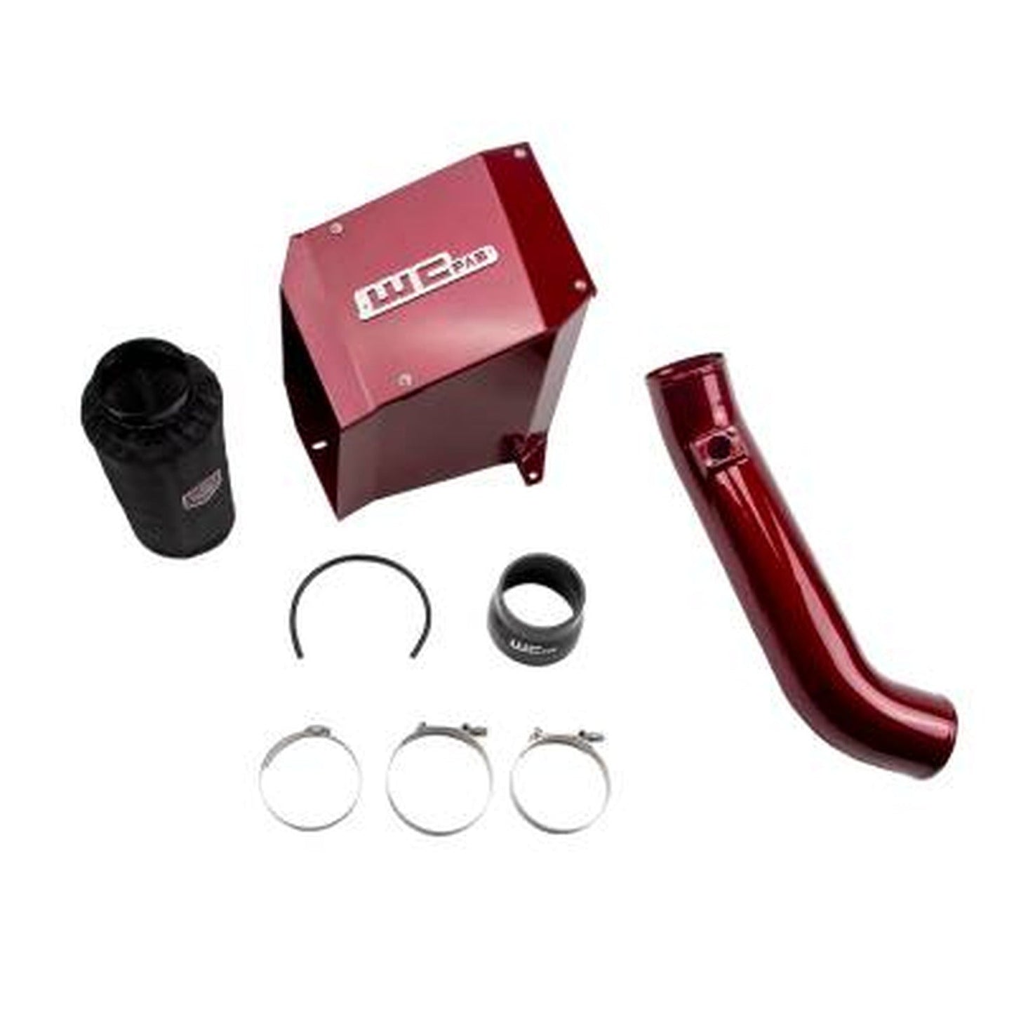 Wehrli Custom Fab 4" Cold Air Intake Kit With Air Box 01-04 GM 6.6L Duramax LB7