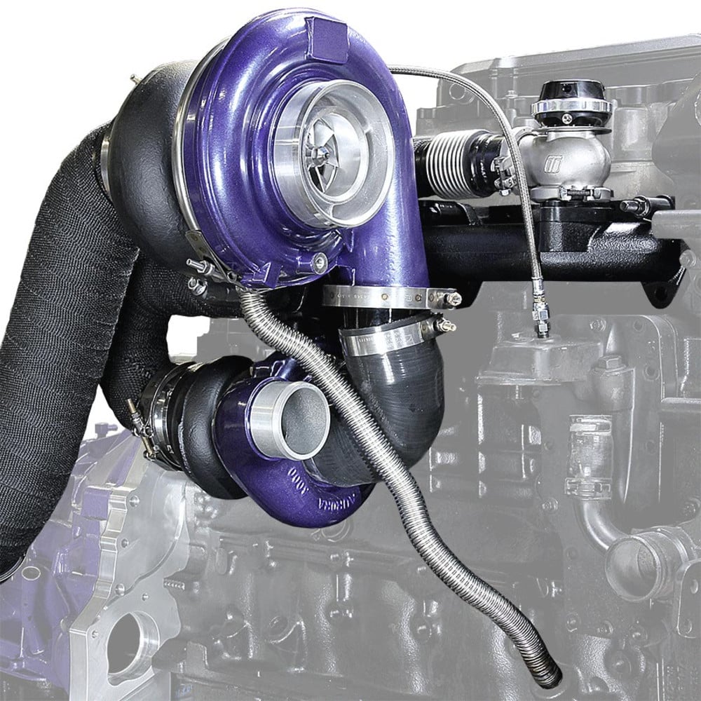 ATS Aurora 3000/5000 Compound Turbo System 03-07 Dodge 5.9L Cummins