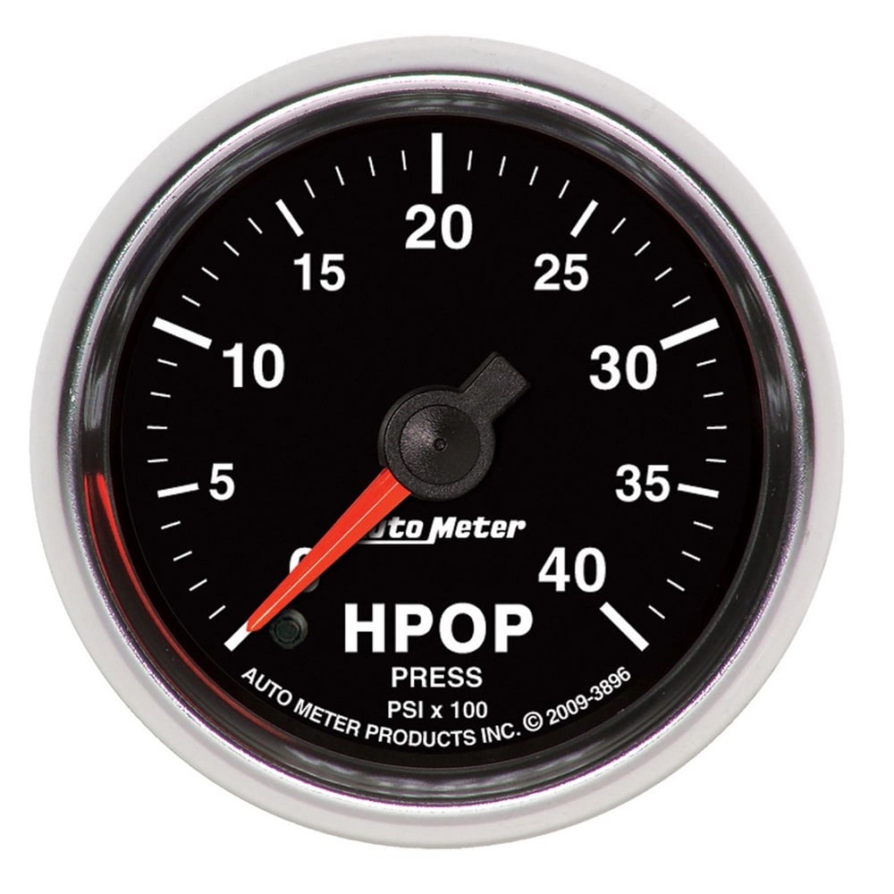Auto Meter 2-1/16" Traditional Chrome HPOP Pressure Gauge 94-07 Ford 7.3L/6.0L Powerstroke