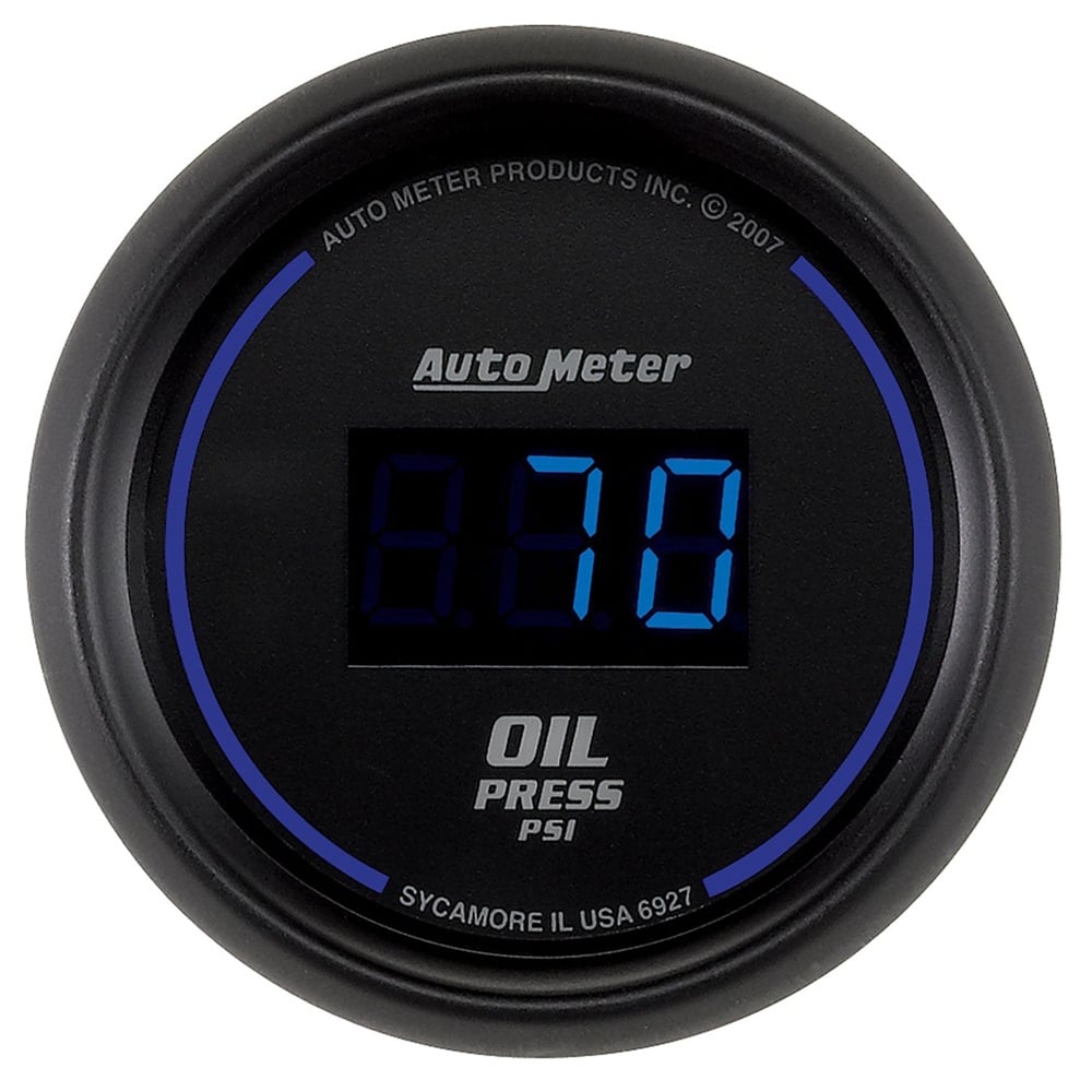 Auto Meter 2-1/16" Cobalt Digital Oil Pressure Gauge 5-100 PSI