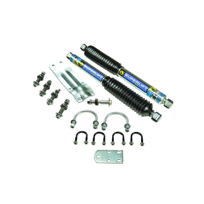 RealTruck SuperLift Dual Bilstein Steering Stabilizer Kit 69-93 Dodge W200 W250 4WD