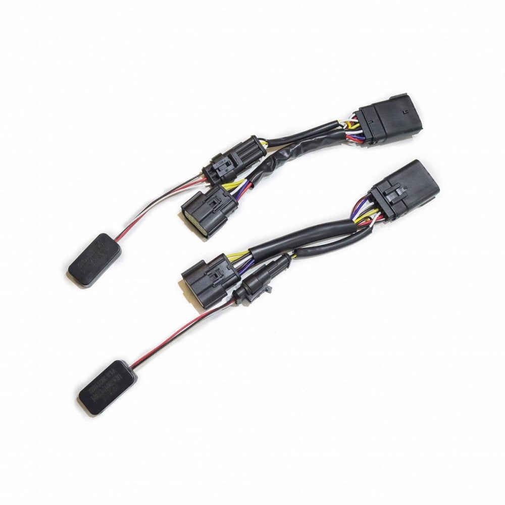 Alpharex Stock LED Headlights To Alpharex Projector Headlights Converters 19-23 Ram 2500