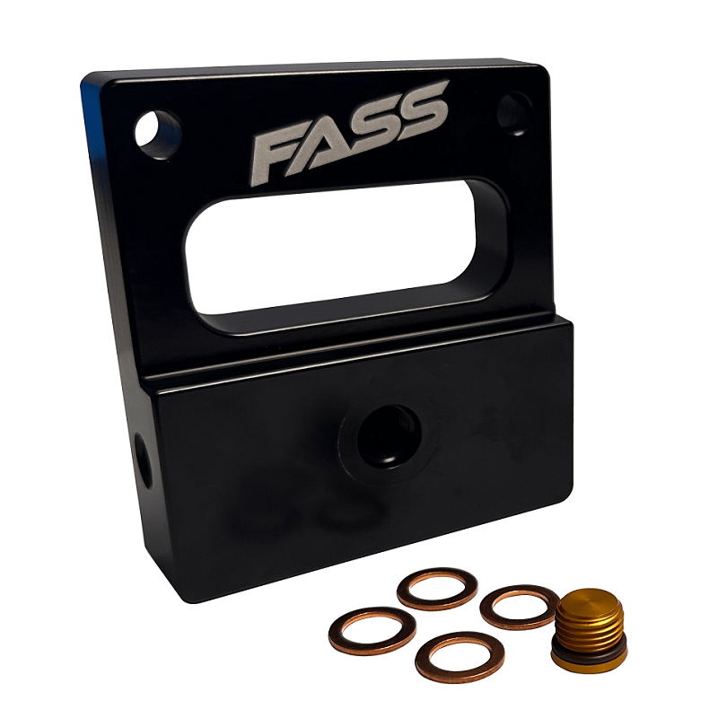 FASS Fuel Systems Factory Fuel Filter Housing Delete 03-09 Ram 5.9/6.7L Cummins