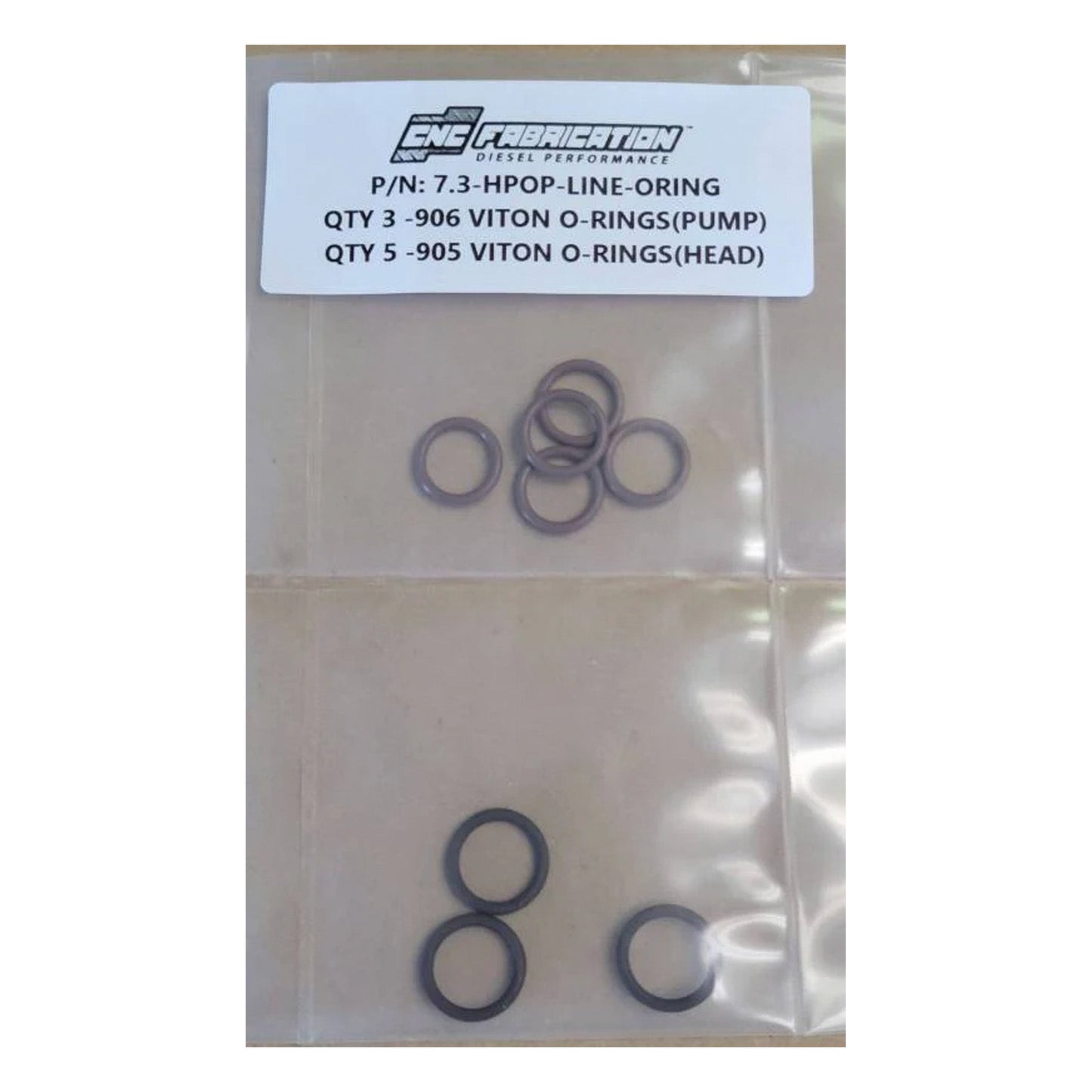 CNC Fab HPOP Line O-Ring Kit 94-03 Ford 7.3L Powerstroke