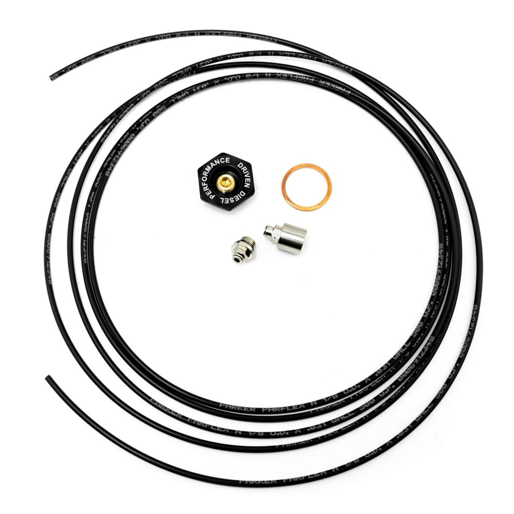 Driven Diesel Intake Air Heater Delete Boost Gauge Install Kit 99.5-03 7.3L Ford Powerstroke