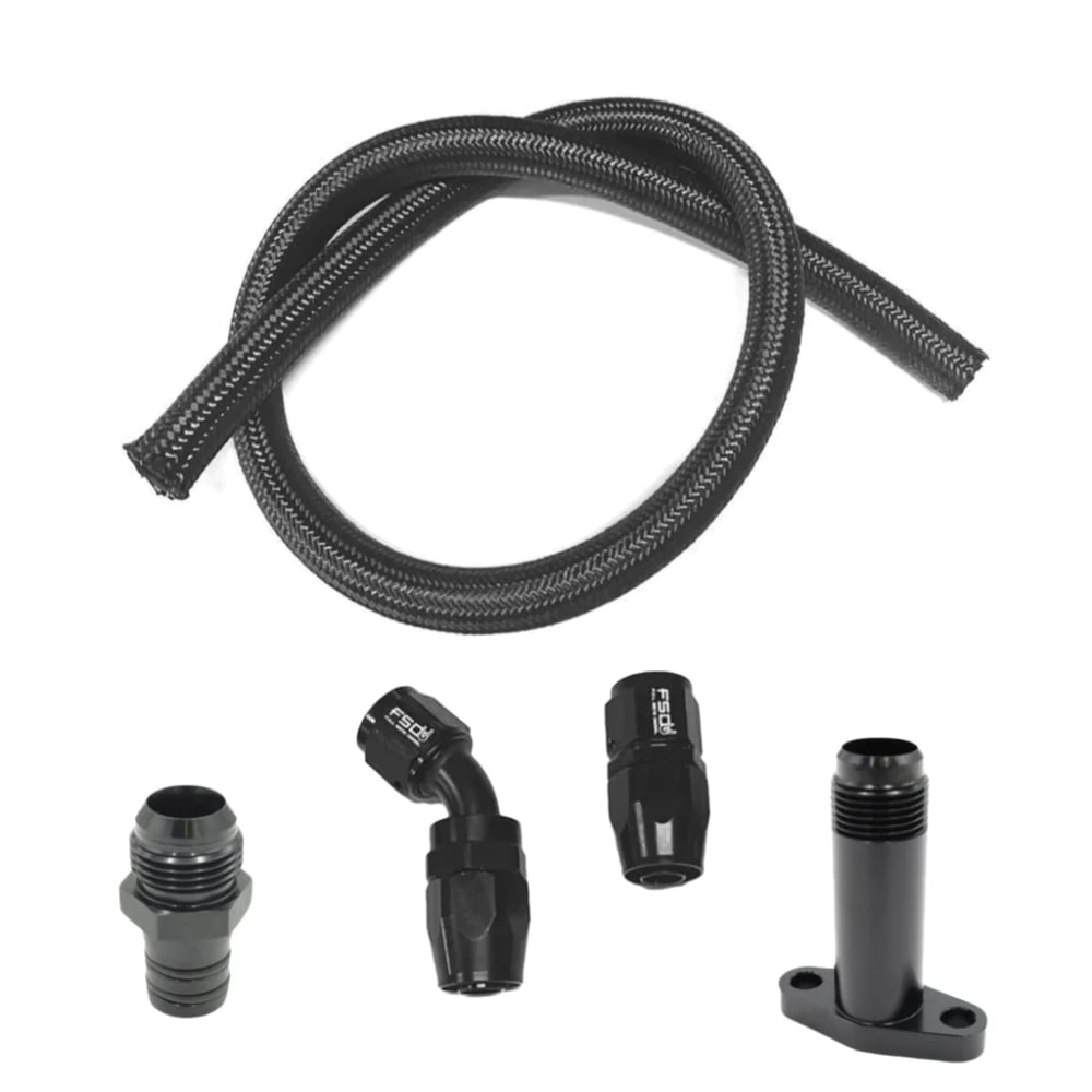 Full Send Diesel DIY High Flow -12AN Turbo Drain Kit 89-22 Dodge Ram 5.9L / 6.7L Cummins