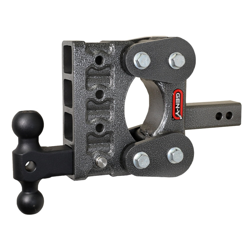 Gen-Y Hitch The Boss 10K Drop Hitch – 2" Shank With Dual-Ball – 5" / 7.5" / 10" Drop