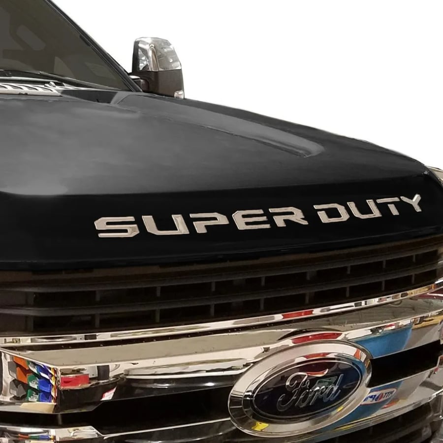 Putco Hood Lettering Kit | Black or Polished | 23-25 Ford F-250/F-350 SuperDuty
