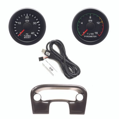 Isspro EV2 Column Kit With Pyrometer and Turbo Boost Gauges 99-04 Ford 7.3/6.0L Powerstroke