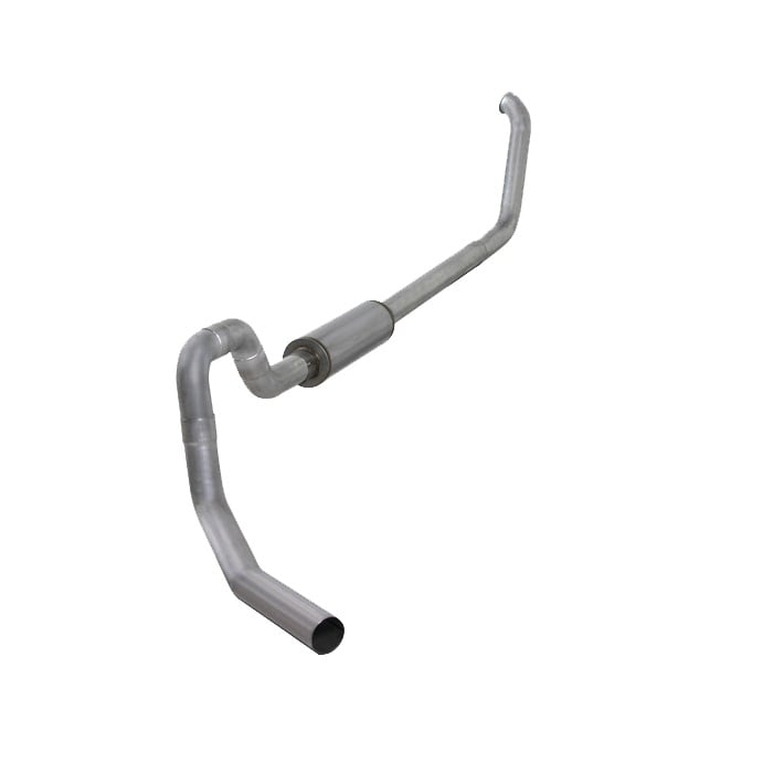 Diamond Eye 4" Aluminized Turbo Back Single Exhaust 00-03 7.3L Ford F-550 Rollover Powerstroke