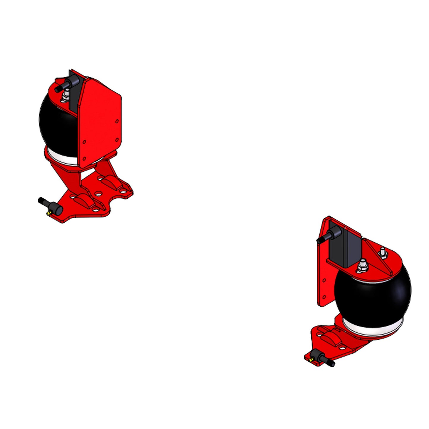 Kelderman 2-Stage 1-1/2" Lift Front Air Suspension Kit 99-04 Ford F-250/350 | 99-05 Ford Excursion