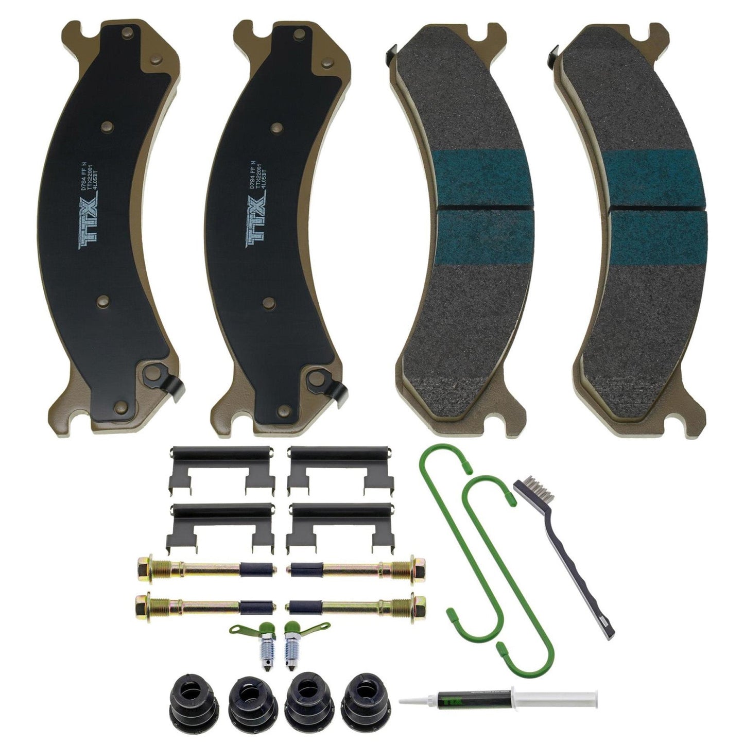 Mevotech TTX Premium Met Front Brake Pads 01-10 GM 2500HD/3500HD