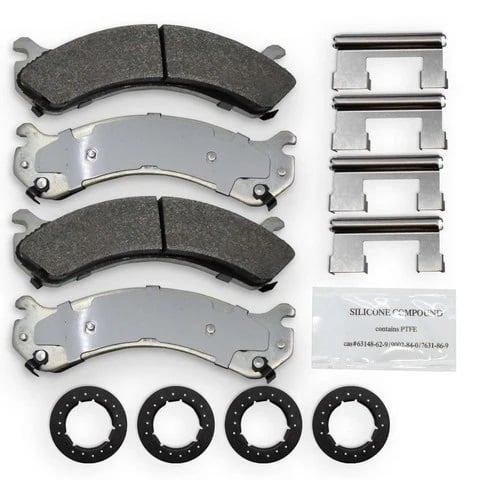 NRS Galvanized Disc Brake Pad Set Rear 01-10 GM 3500