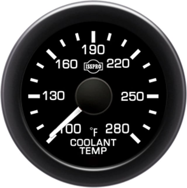 Isspro EV3 Electronic Coolant Temperature Gauge And Sensor 100-280°F