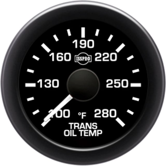 Isspro EV3 Electronic Transmission Oil Temperature Gauge And Sensor 100-280°F
