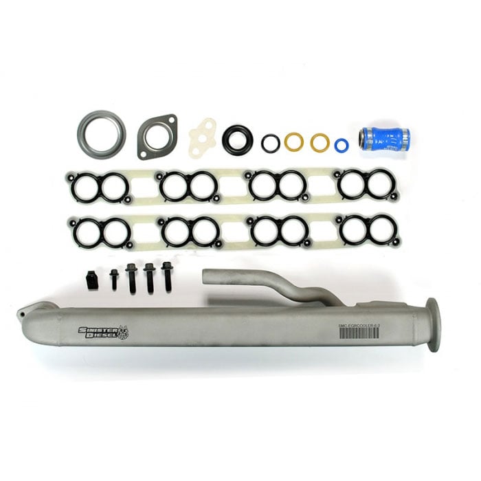 Sinister Diesel EGR Cooler w/ Install Kit 04.5-07 Ford 6.0L Powerstroke