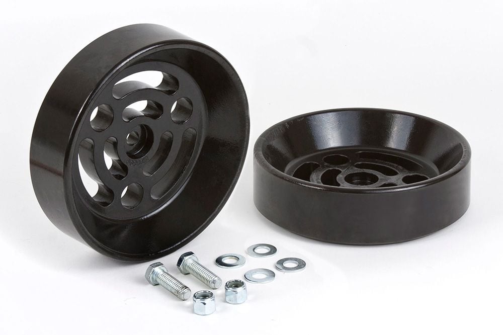 Daystar Air Bag Cradles (Pair) - Fits most 6" Bellow Air Bags