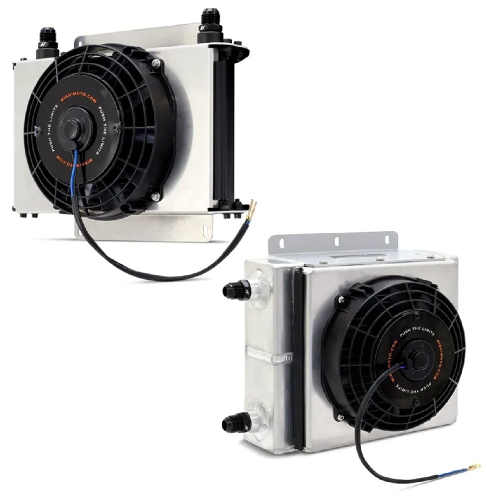 Mishimoto Heavy Duty Universal Oil Cooler With 8" Electric Fan