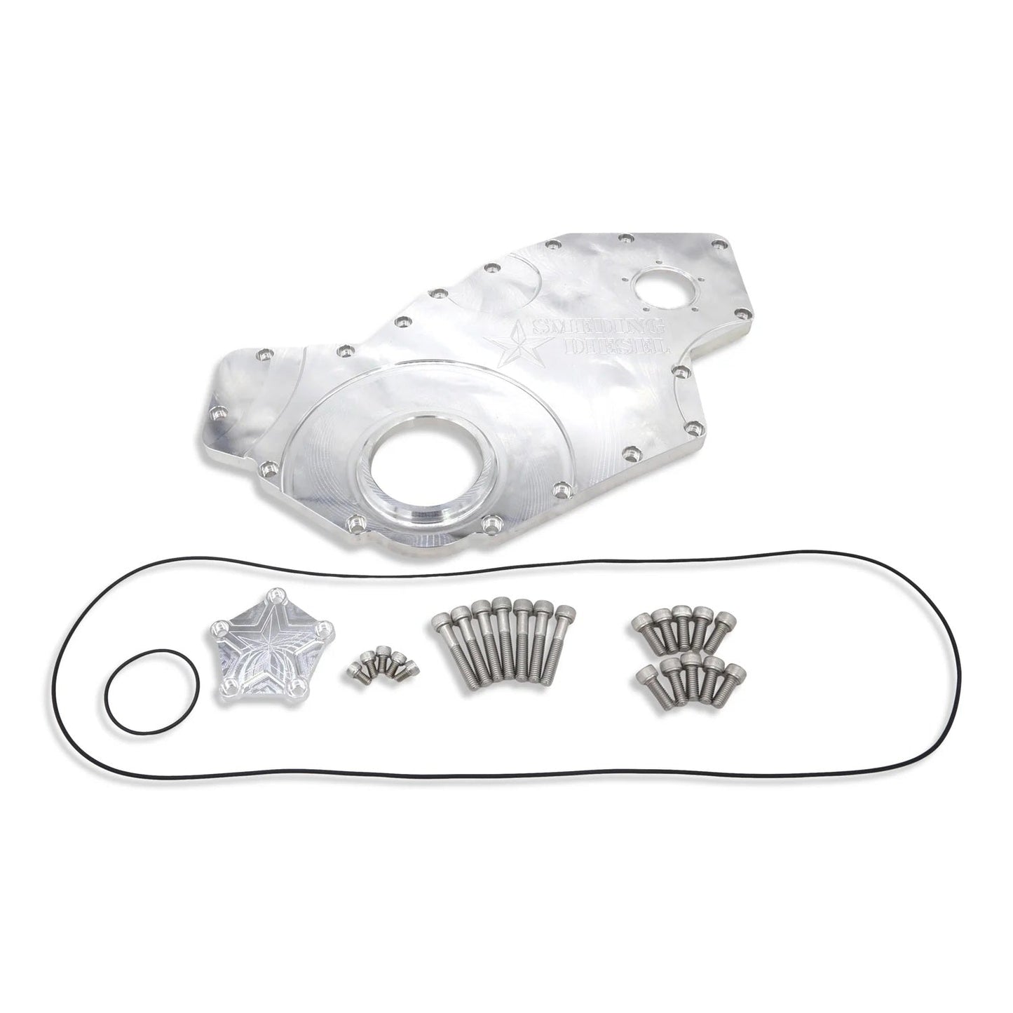 Smeding Diesel Billet Timing Cover 03-26 Ram 5.9L/6.7L Cummins