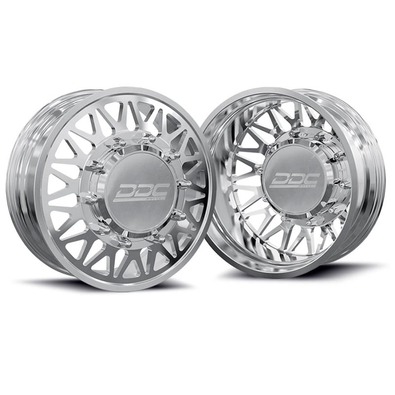 DDC Forged The Mesh Polished 20"x 8.25" Wheels 05-10 F-450/550 | 15-23 F-450 | 08-24 Ram 4500/5500