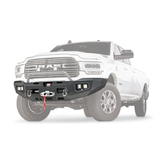 Warn Ascent Front Winch Bumper 19-23 Ram 2500/3500