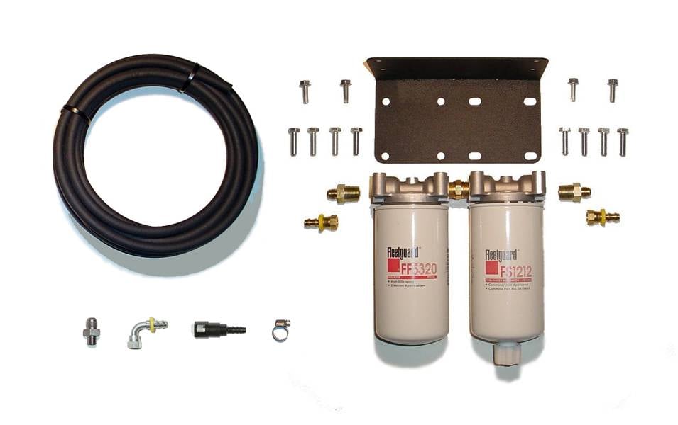 Glacier Diesel Power Fuel Filter System 03-07 Dodge 5.9L Cummins with In-Tank Pump