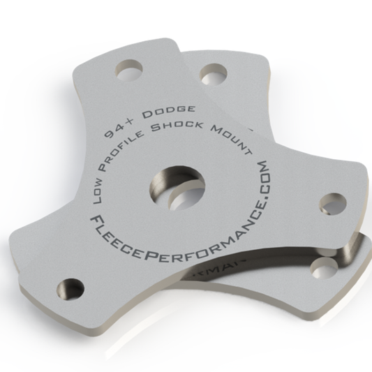 Fleece Performance Low Profile Shock Mounts 94-13 Ram 2500 / 3500