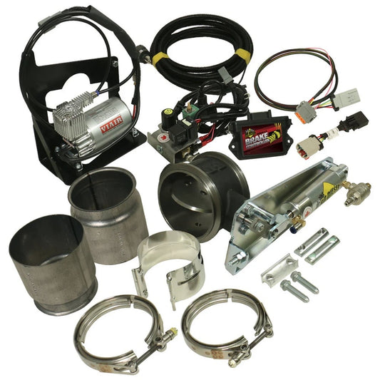 BD 1027344 4" In-Line/Remote Mount Exhaust Brake 07.5-17 Ram 6.7L Cummins