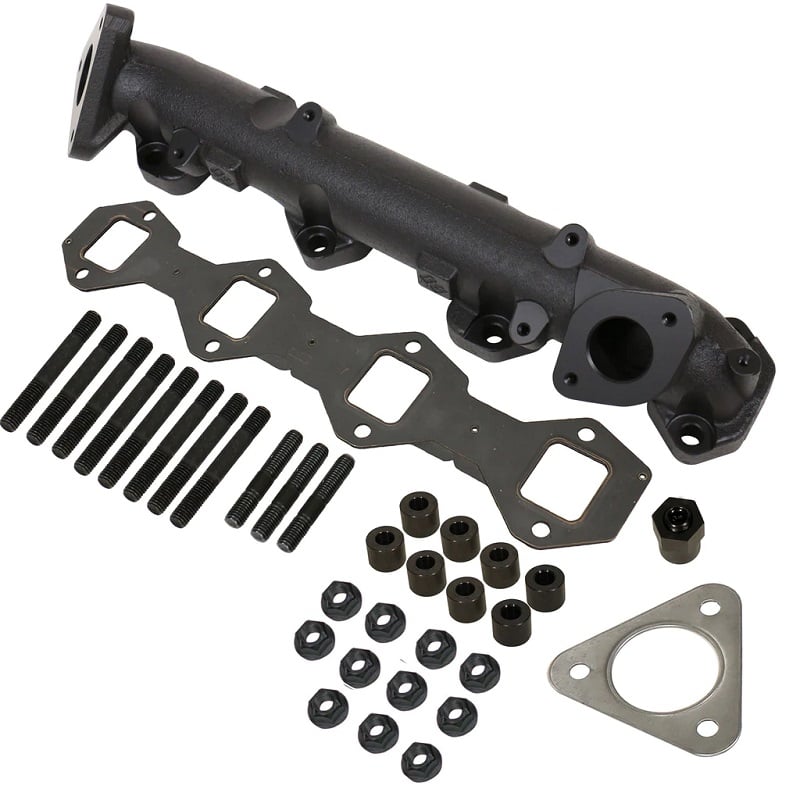 BD High Flow Thick Wall Passenger Side Exhaust Manifold Kit 11-19 6.7L Ford Powerstroke