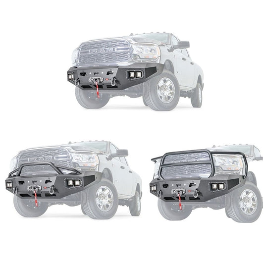 Warn Ascent HD Front Winch Bumpers 19-23 Ram 2500/3500/4500/5500