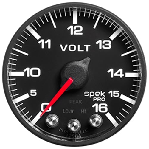 Auto Meter Spek Pro Voltmeter Gauge