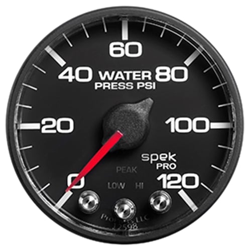 Auto Meter Spek Pro Water Pressure Gauges 2 Pressure Ranges
