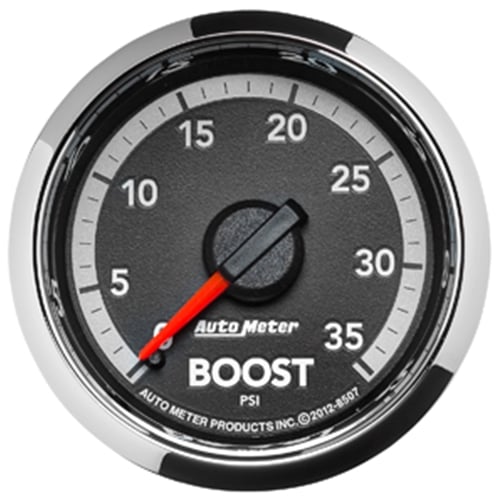 Auto Meter "Factory Match" Boost Gauge (3 Pressure Range Options) Gauge 4th Gen Ram