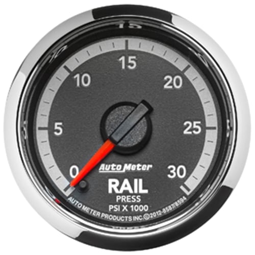 Auto Meter "Factory Match" Rail Pressure Gauge 4th Gen Ram 10-15 Ram 6.7L Cummins