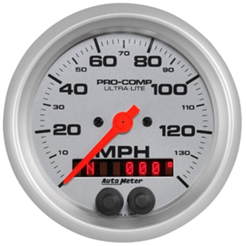 Auto Meter Ultra-Lite Series 3-3/8" GPS Speedometer with Rally Nav Display