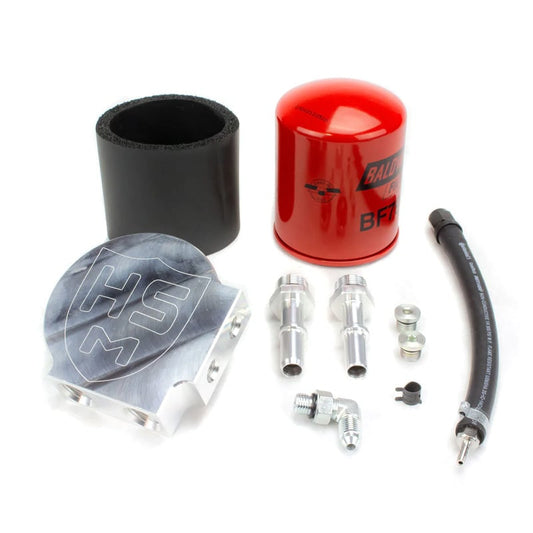 H&S Motorsports Fuel Filter Conversion Kit 11-24 Ford 6.7L Powerstroke