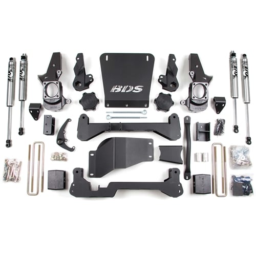 BDS Suspension 7" High Clearance Lift Kit 01-10 GM 2500HD / 3500