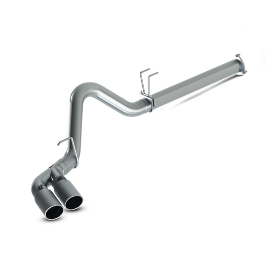 MBRP Armor Plus 4" DPF-Back Dual Outlet Single Side Exit Exhaust System 11-16 Ford 6.7L Powerstroke
