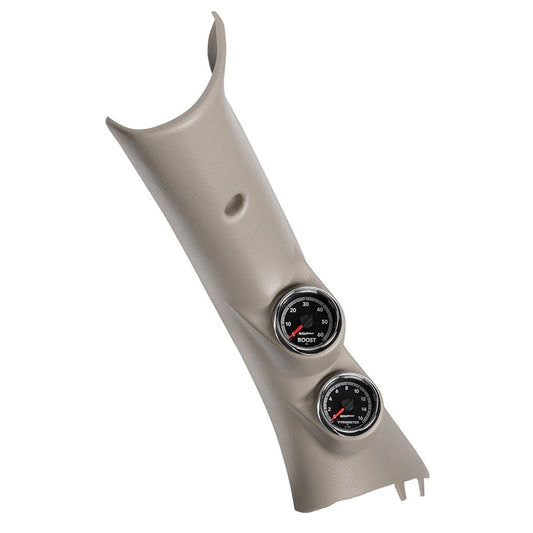 Auto Meter Factory Match Dual Pillar Kit (EGT, Boost) 10-18 Dodge 6.7L Cummins / 14-18 EcoDiesel