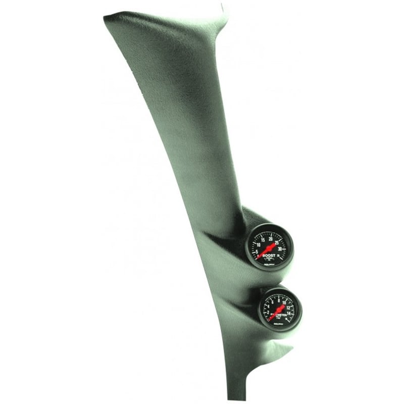 Auto Meter Dual Full Pillar Gauge Kit (EGT, Boost) 99-07 6.0L | 7.3L Ford Powerstroke