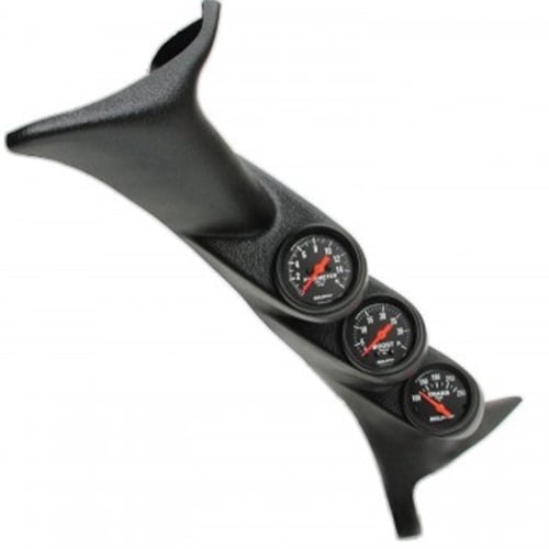 Auto Meter Triple Full Pillar Gauge Kit (EGT, Boost, Trans) 99-07 6.0L | 7.3L Ford Powerstroke
