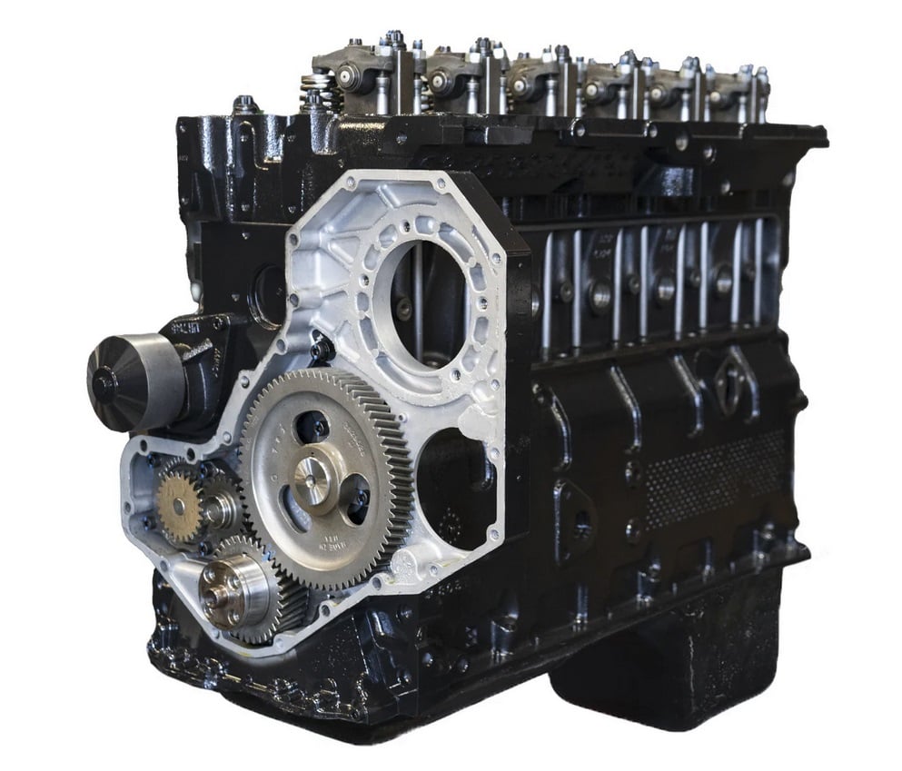 Industrial Injection Premium Stock Plus 12 Valve Long Block Engine 89-98 Dodge 5.9L Cummins